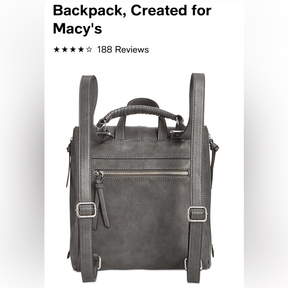 Macy’s INC Backpack/Crossbody Bag - Picture 16 of 16